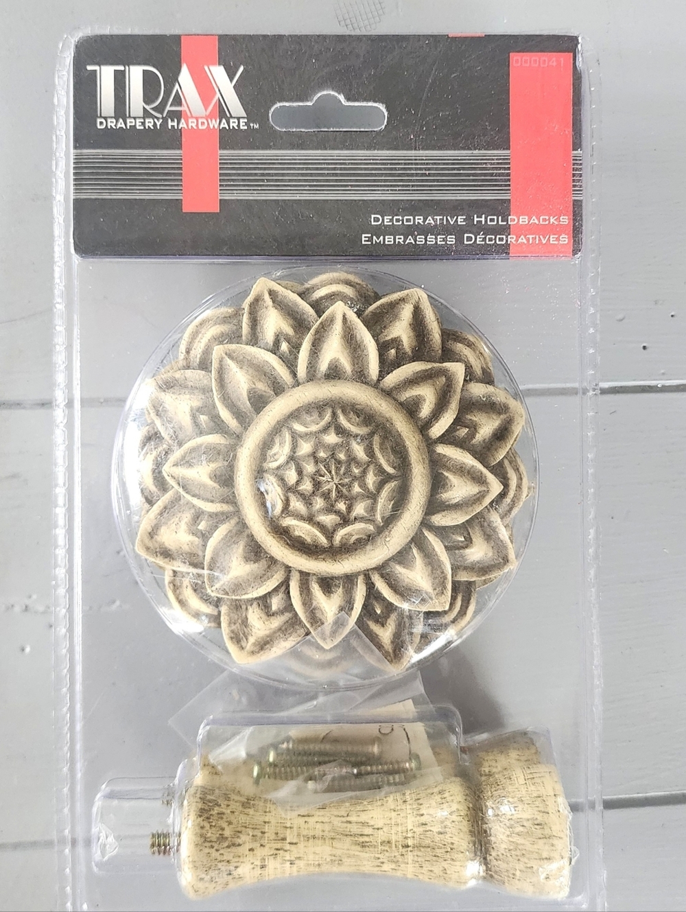 🏵 TRAX Decorative Curtain Holdback Flower Design Beautiful